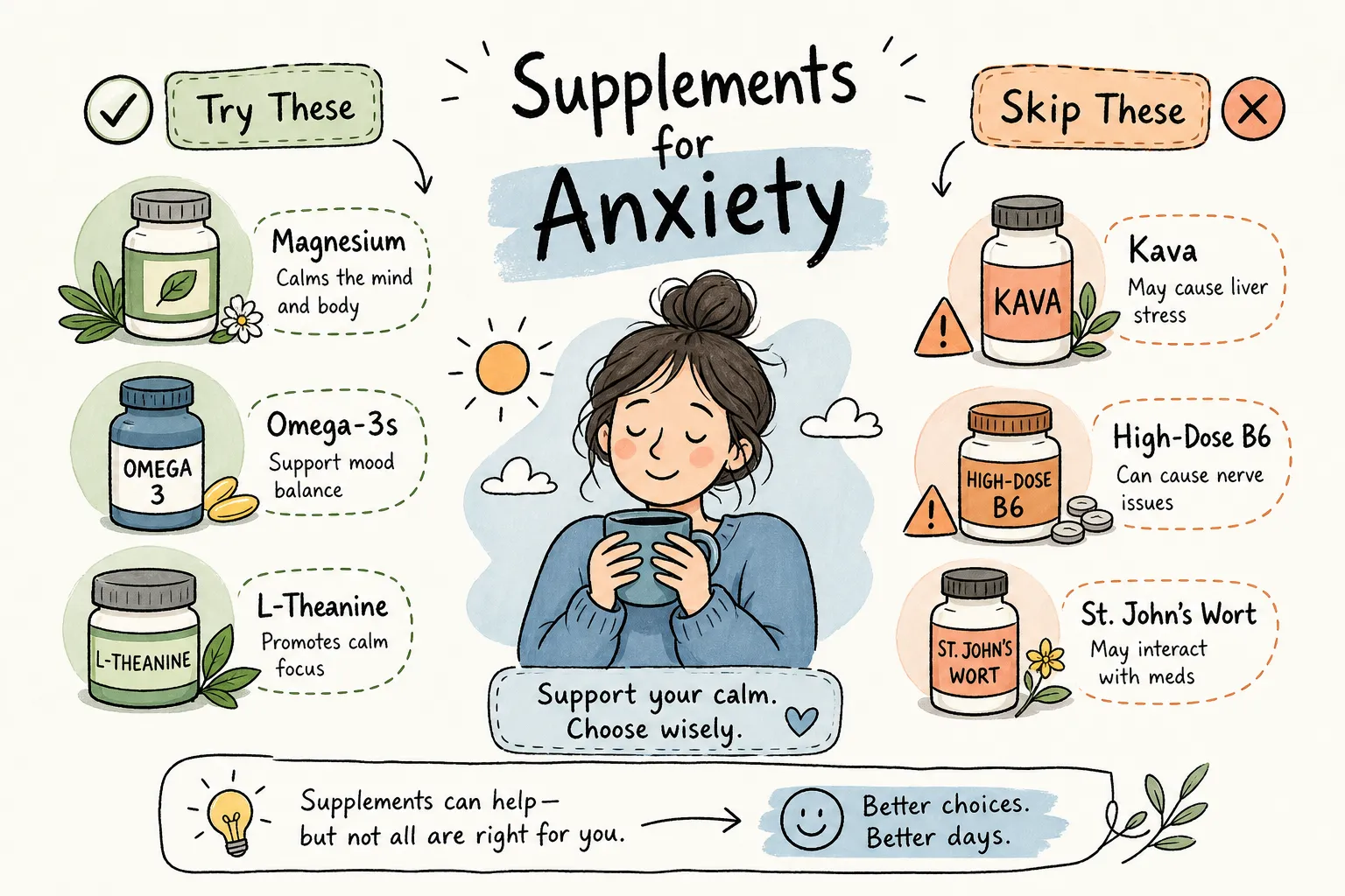 Supplements for Anxiety: What Works and What to Skip